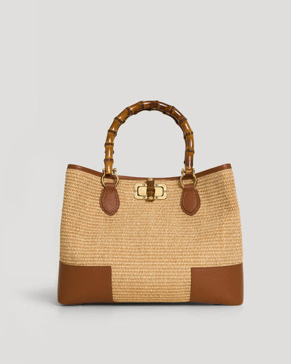 Bamboo Babe Cognac Rafia