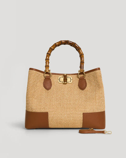 Bamboo Babe Cognac Rafia