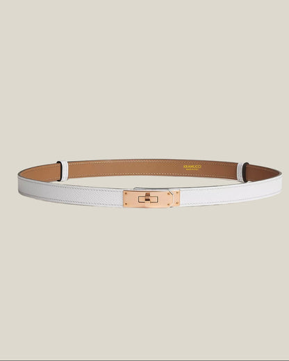 Off-White Belt (Gold Hardware)