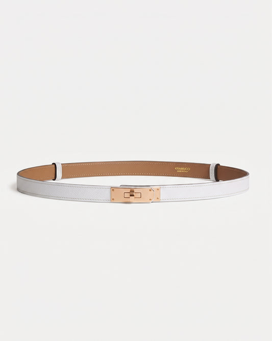 Off-White Belt (Gold Hardware)