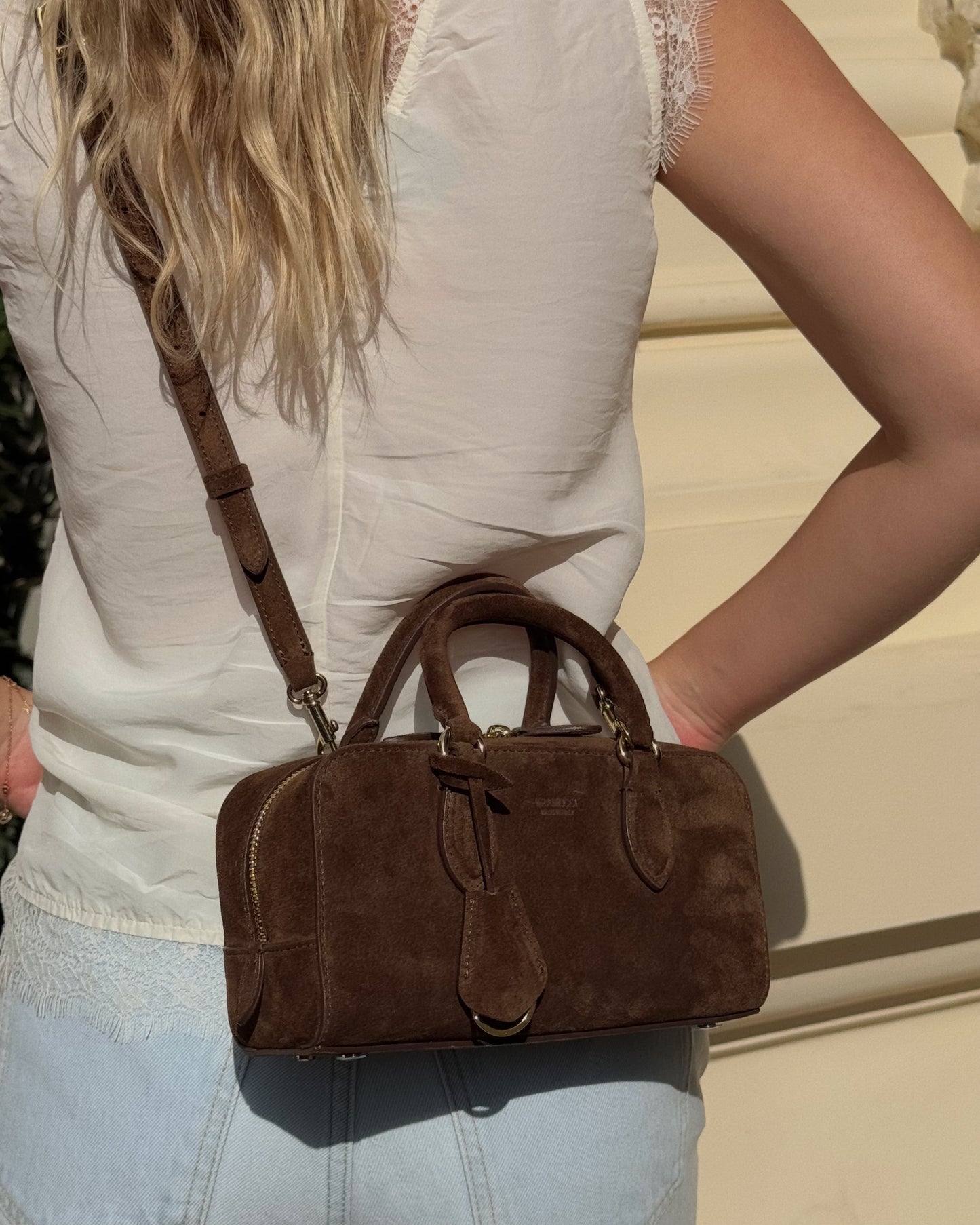 Corso Como Suede Dark Chocolate