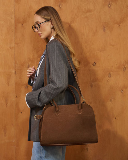 Matilda Suede Dark Chocolate