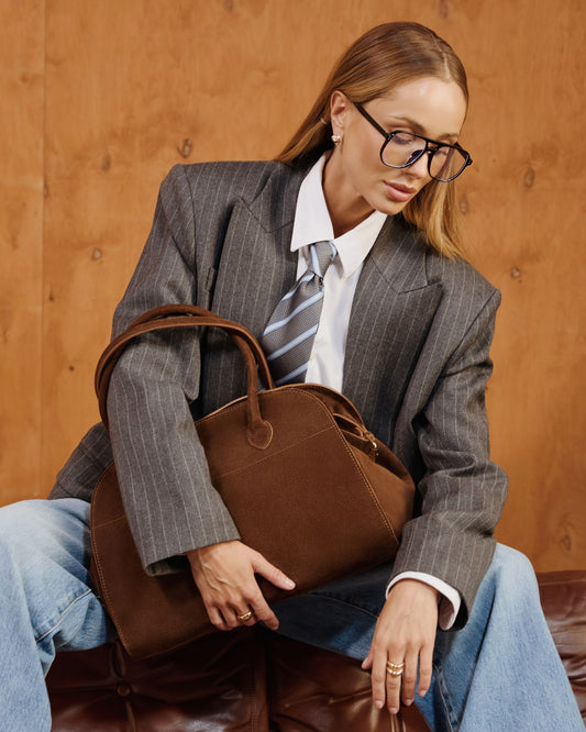 Matilda Suede Dark Chocolate