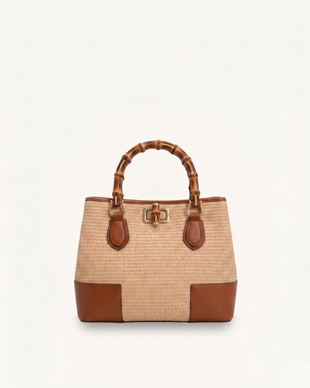 Bamboo Babe M Cognac Rafia